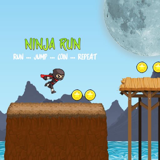 Ninja Run - Fullscreen Running Game